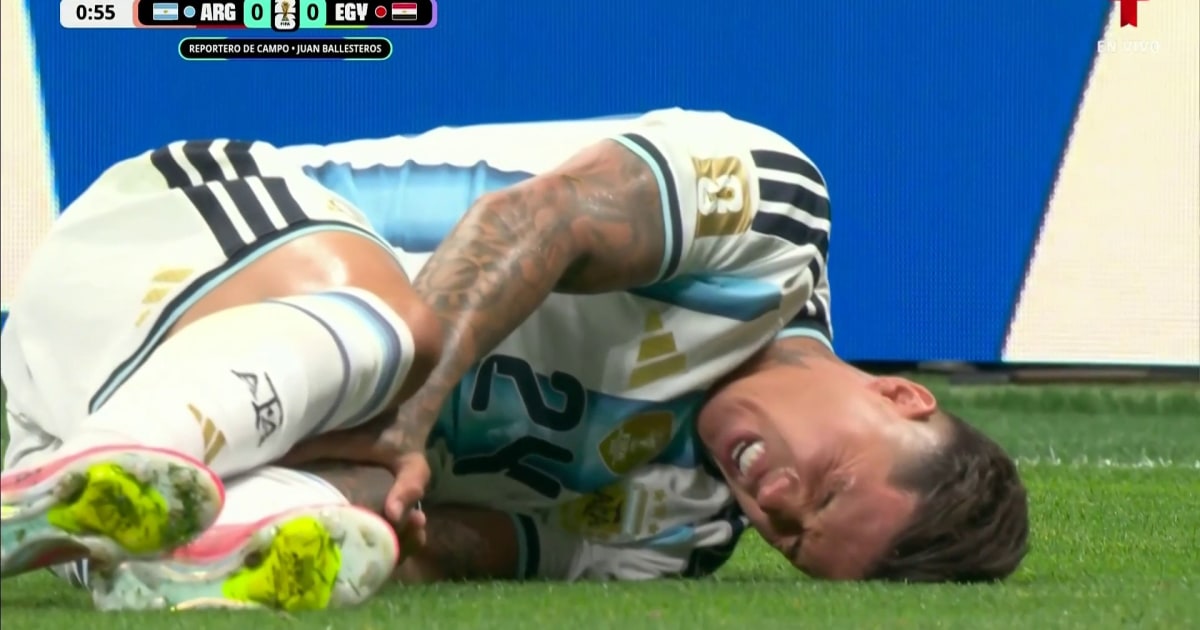 Enzo Fernández da un susto descomunal y el rostro del "Kun" Agüero lo dice todo