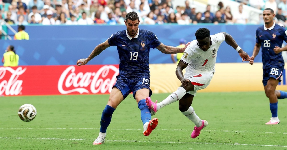 Doblete de Bukayo Saka para el 0-4: Una pesadilla para Francia y Mbappé