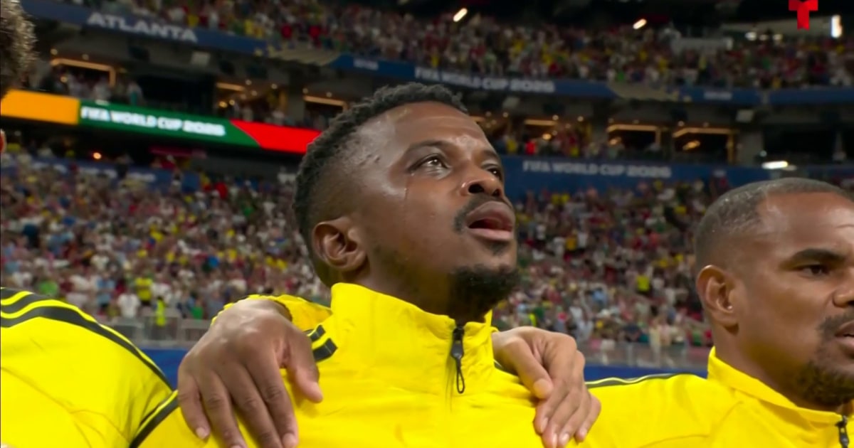 Un jugador de Sudáfrica rompe a llorar en pleno himno nacional