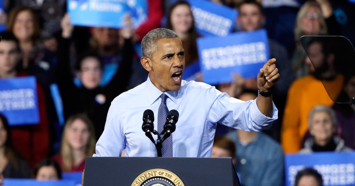 Trump acusa a Obama de hacer declaraciones "incendiarias"