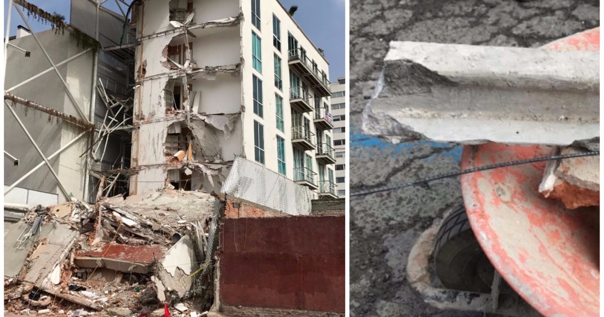 Denuncias de irregularidades tras el colapso de un edificio nuevo en el ...