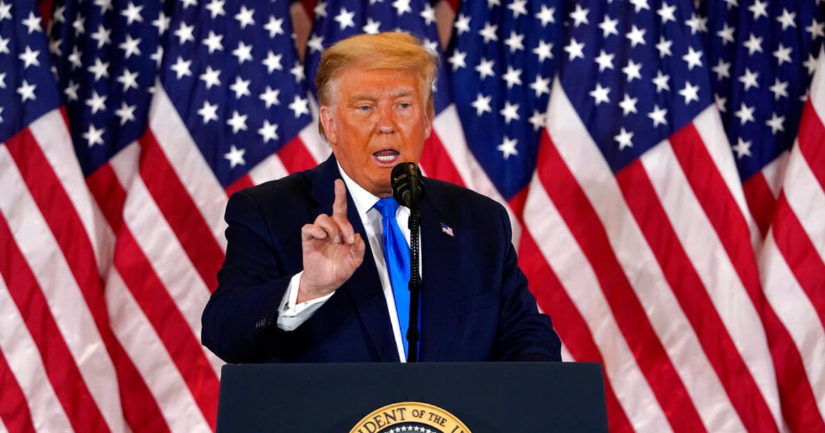 Image accompanying Trump dice que gana en estados como Pennsylvania, Michigan y Wisconsin