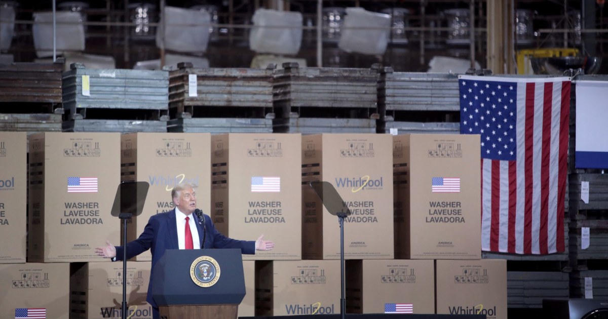 Image accompanying "He recuperado 700,000 puestos de trabajo (en el sector de manufactura)...Ellos (Obama y Biden) no recuperaron nada"