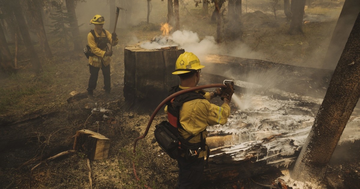 Un cambio en el tiempo favorece las labores de los bomberos que ...
