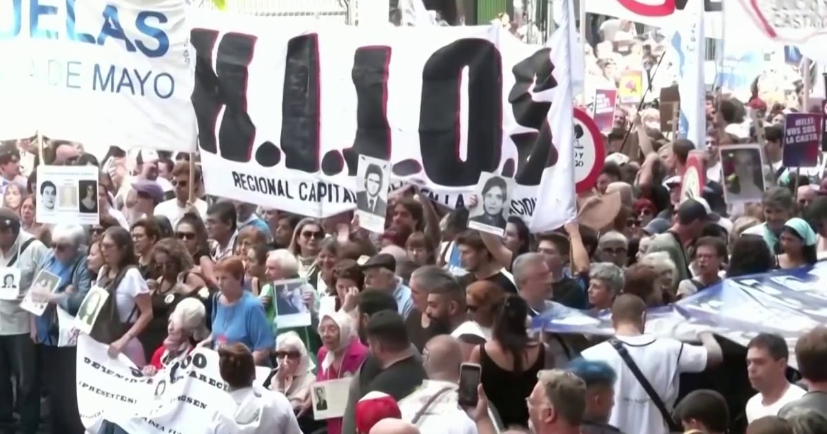 El Gobierno de Milei niega cifra de 30,000 desaparecidos por la ...