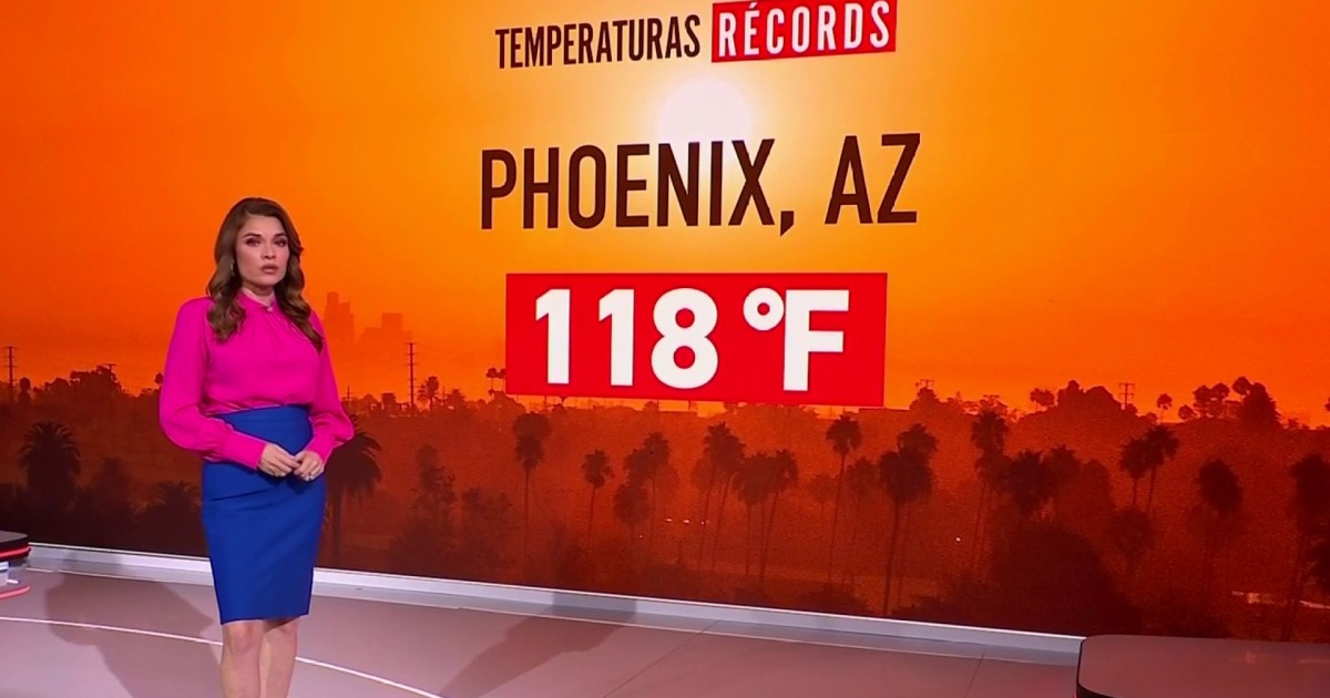 Así se manifiesta la ola de calor en tres puntos diferentes de Estados Unidos | Telemundo