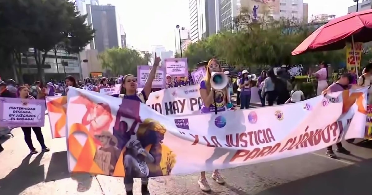Miles de mexicanas salen a las calles para protestar contra la ...