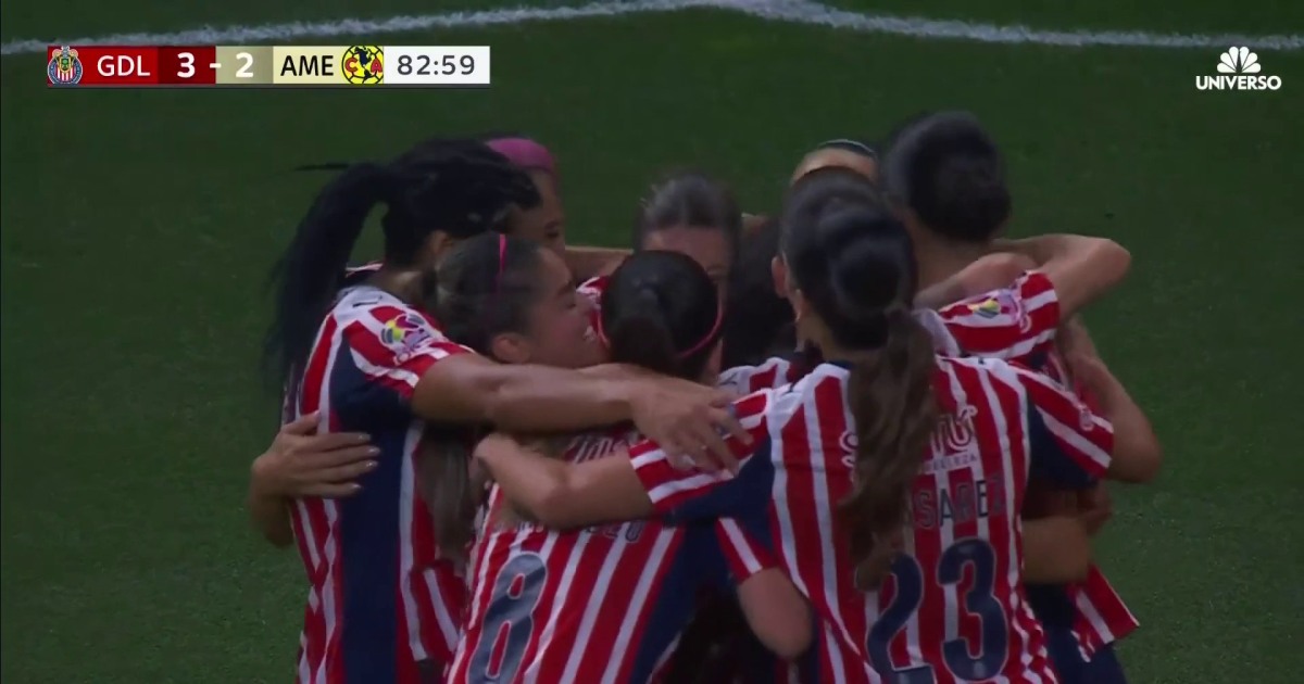 Gol de Adriana Iturbide y Chivas le da la vuelta al marcador ante América