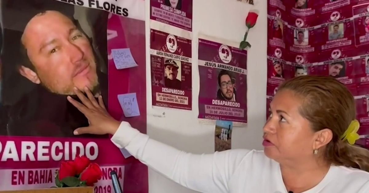 Le confirman a una madre buscadora que son de su hijo los restos que ...