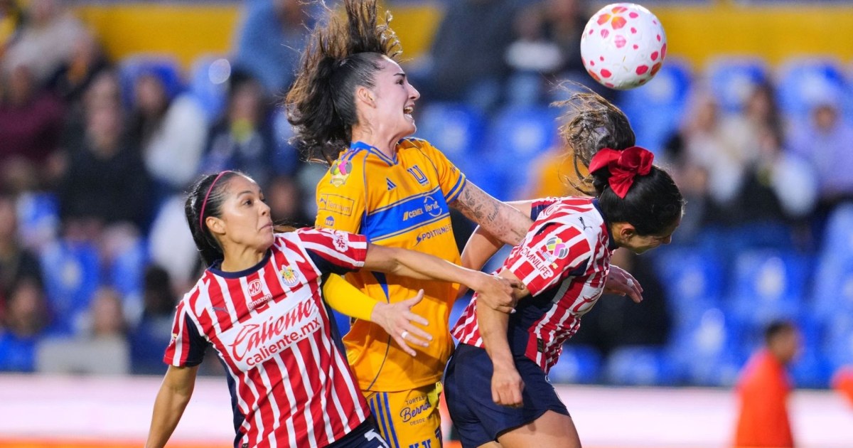 Tigres y Chivas reparten puntos en la jornada 16 de la Liga MX Femenil