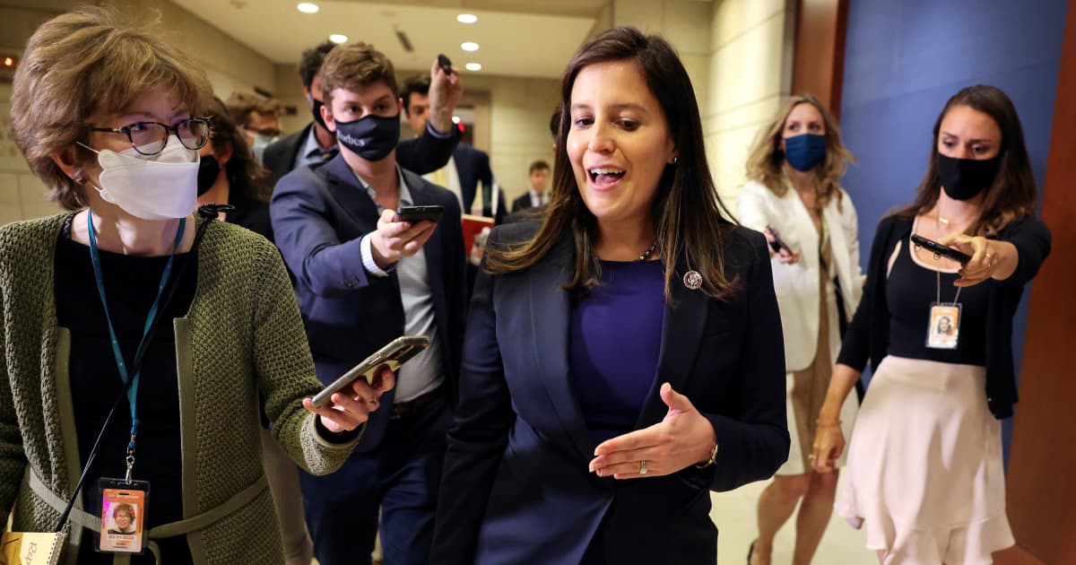 House Republicans expected to elect Rep. Elise Stefanik as conference chair thumbnail