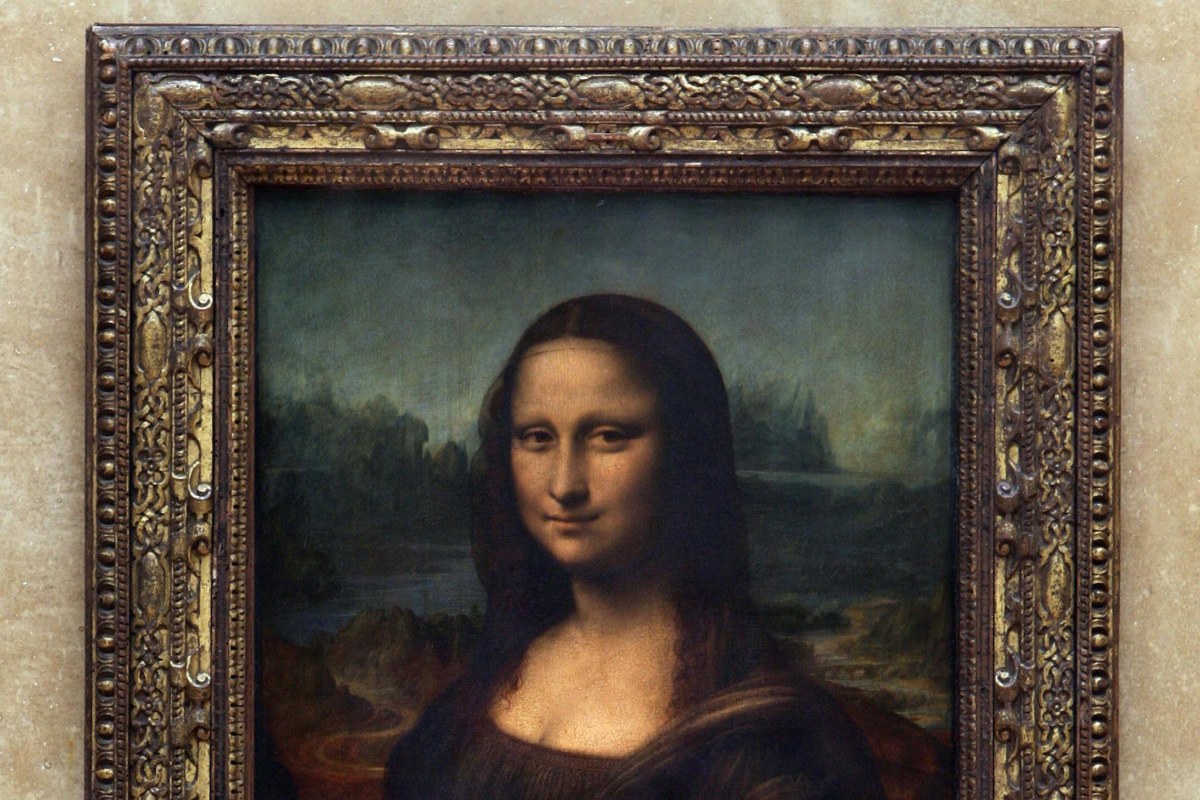 Джоконда фото из лувра картина