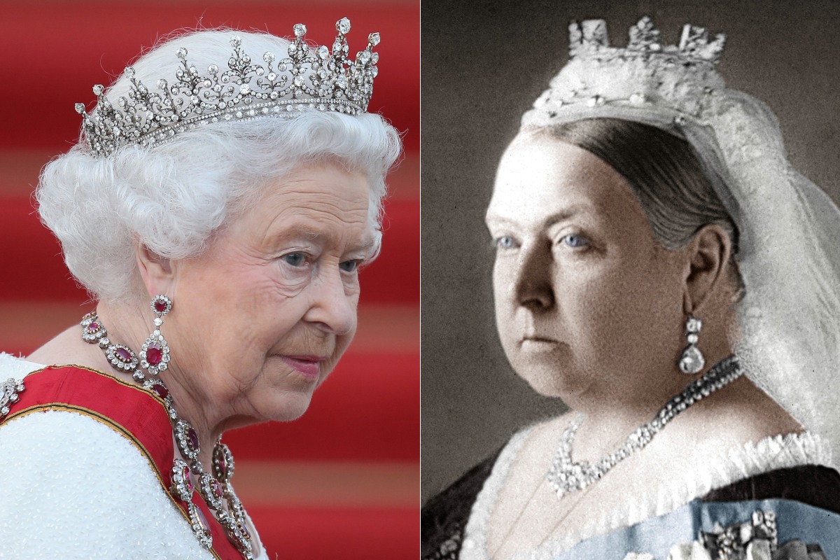 Королева Виктория и Елизавета 2