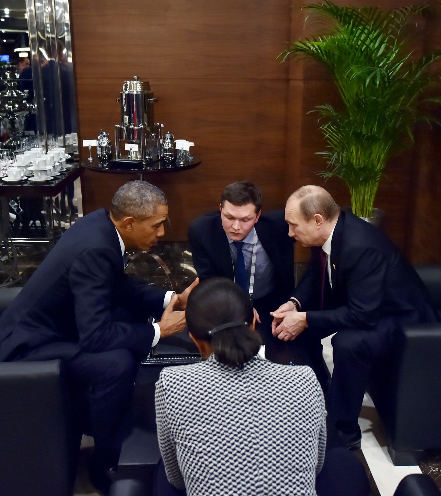 Обама и Путин g20 Сирия