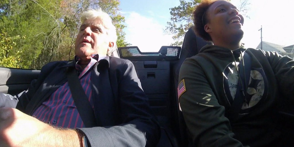 Jay Leno takes an American hero for the ride of a lifetime