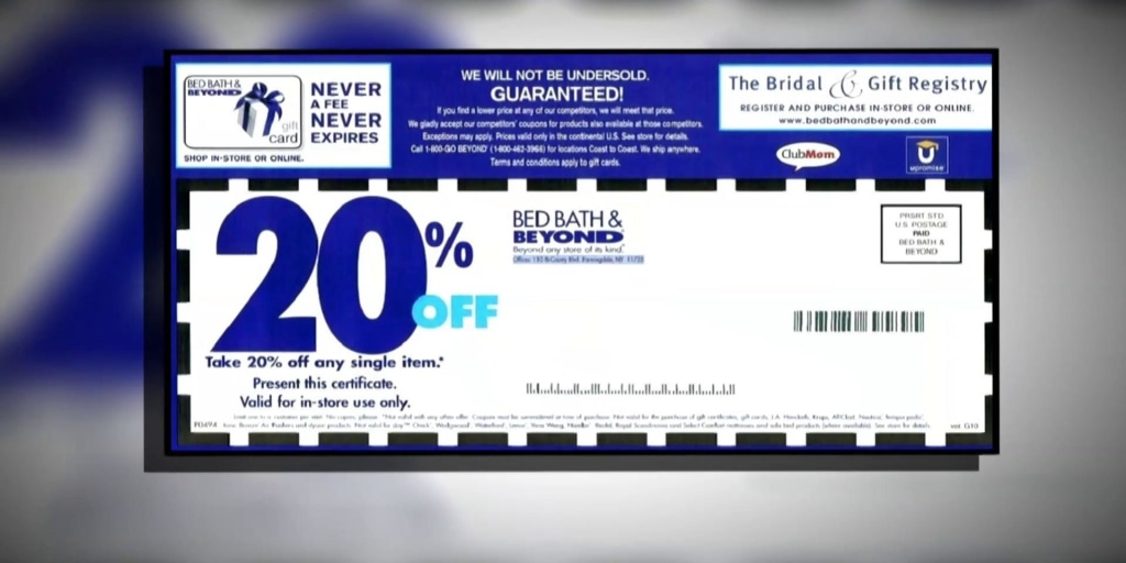 Current bed bath and beyond discount coupon