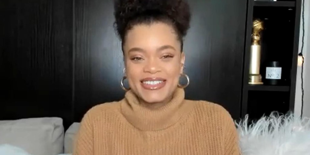 sachin and babi light blue dress Andra Day Reveals Her Favorite Red Carpet Outfits Of All Time