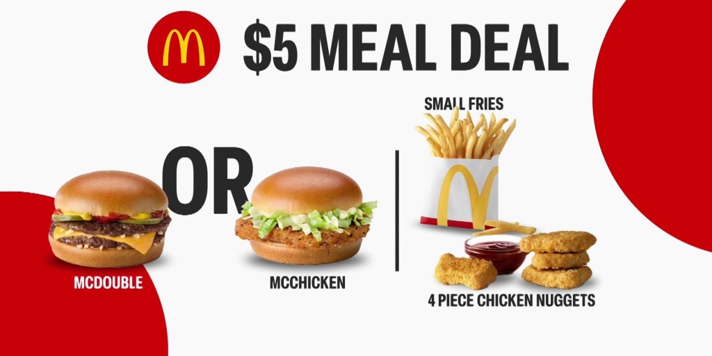 McDonald s 5 value meal goes on sale amid fast food wars