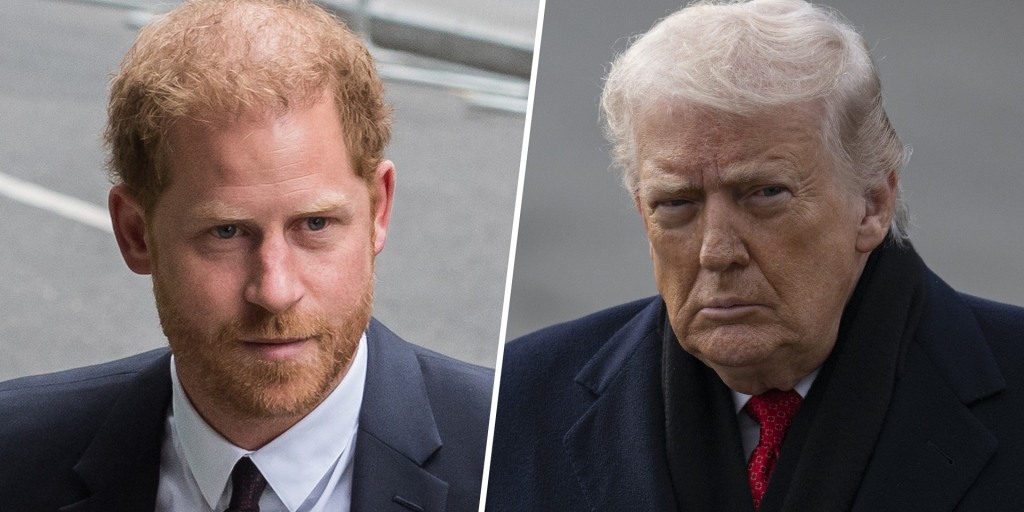 Prince Harry, a literal prince, trying to explain basic NATO obligations to a guy who once asked if we could just use nukes more.