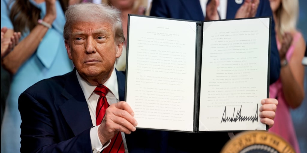 Pictured: the moment US currency officially pivoted from legal tender to promotional merch.