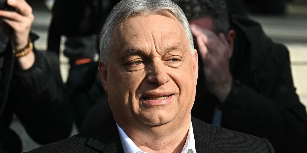 Viktor Orbán, patron saint of Fox News autocracy tourism, practicing a dark foreign ritual unknown to Trump: admitting he lost.