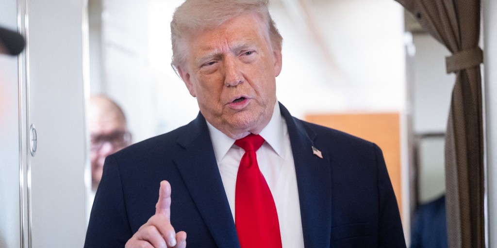 Trump, fresh off declaring himself the main character of world history, explains that allied nations are welcome to have opinions as long as they’re the same as his.