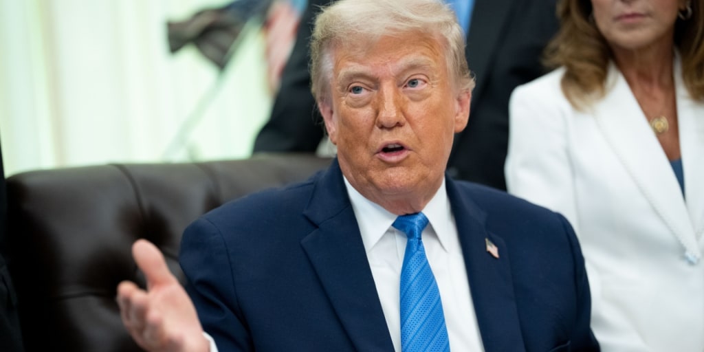 Trump, moments before explaining that if you can’t afford milk, you should simply be a billionaire.