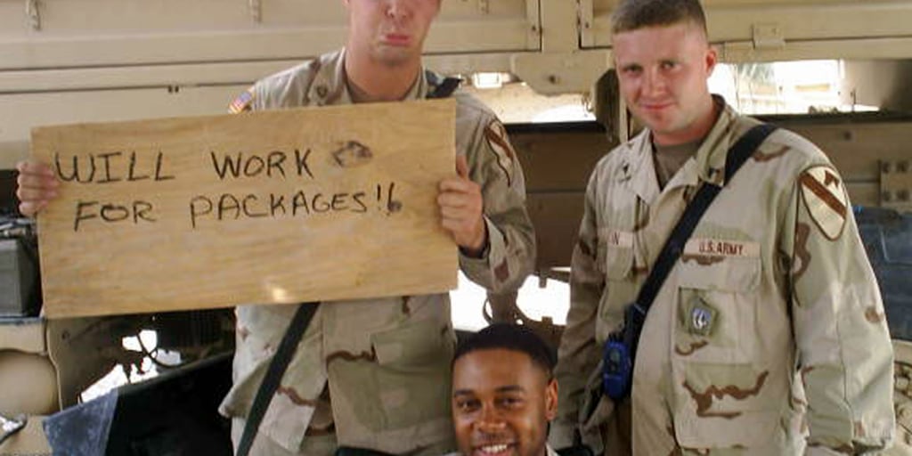 Holiday gifts for troops overseas