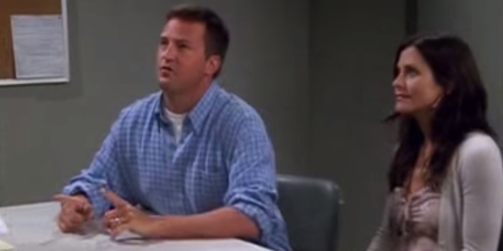 Friends - Chandler makes Monica give up her workout on Make a GIF