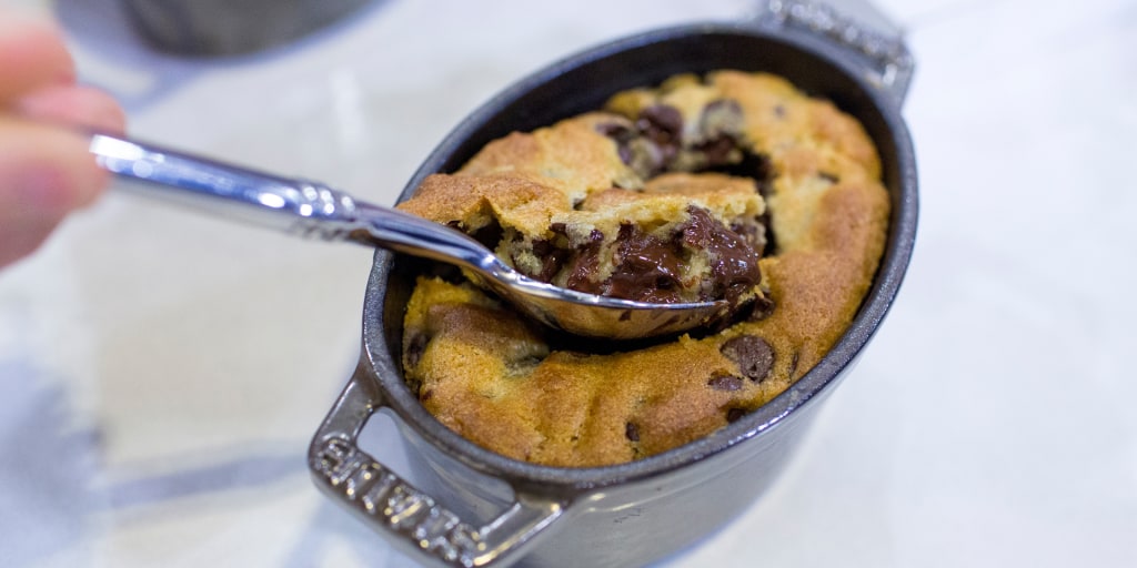 Chocolate Chip Cookie Dough Pots