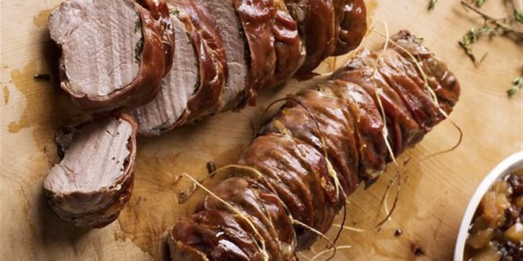 Herbed Pork Tenderloins With Apple Chutney