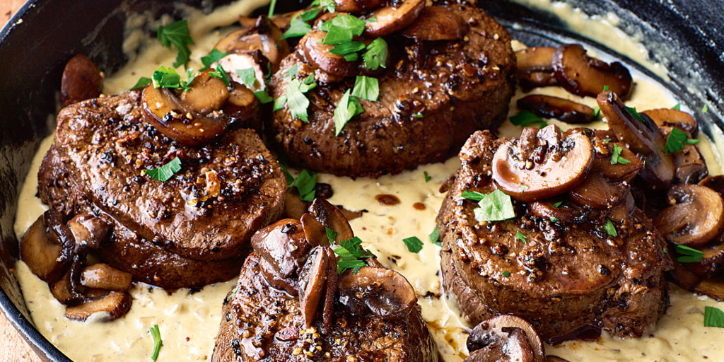 Ina Garten S Filet Mignon With Mustard And Mushrooms Recipe
