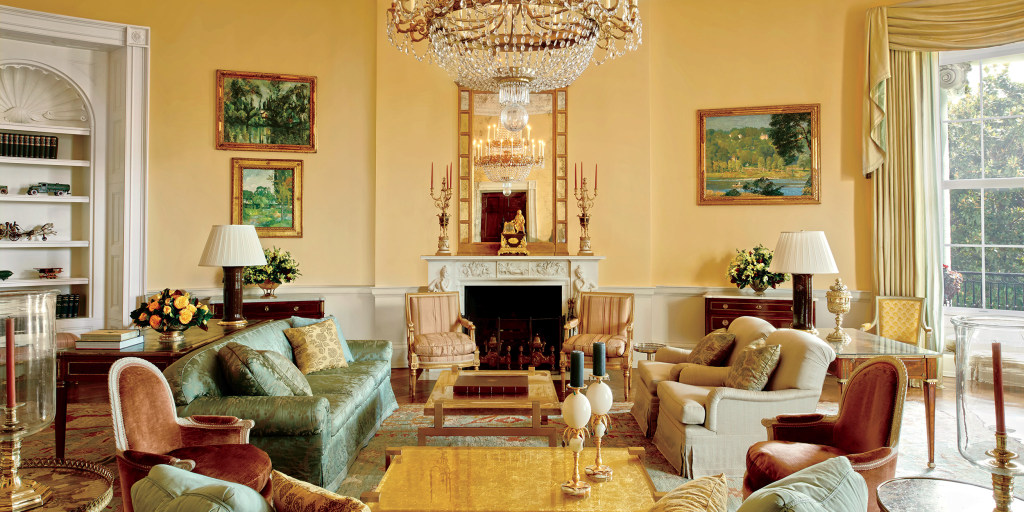 See the stylish private White House rooms the Obamas call