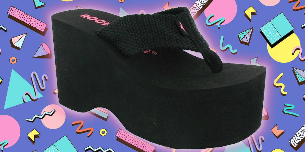 Rocket dog wedge flip flops outlet