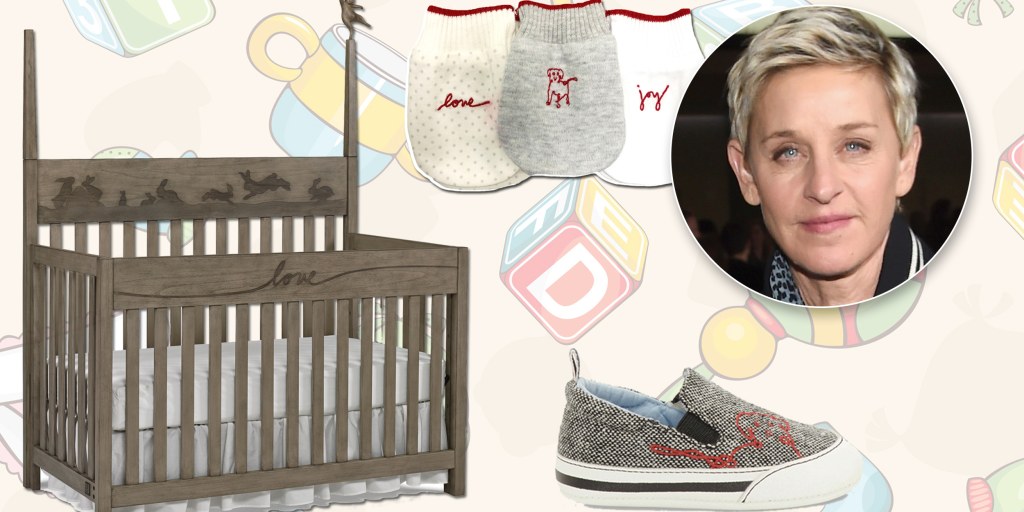Ellen degeneres baby crib online