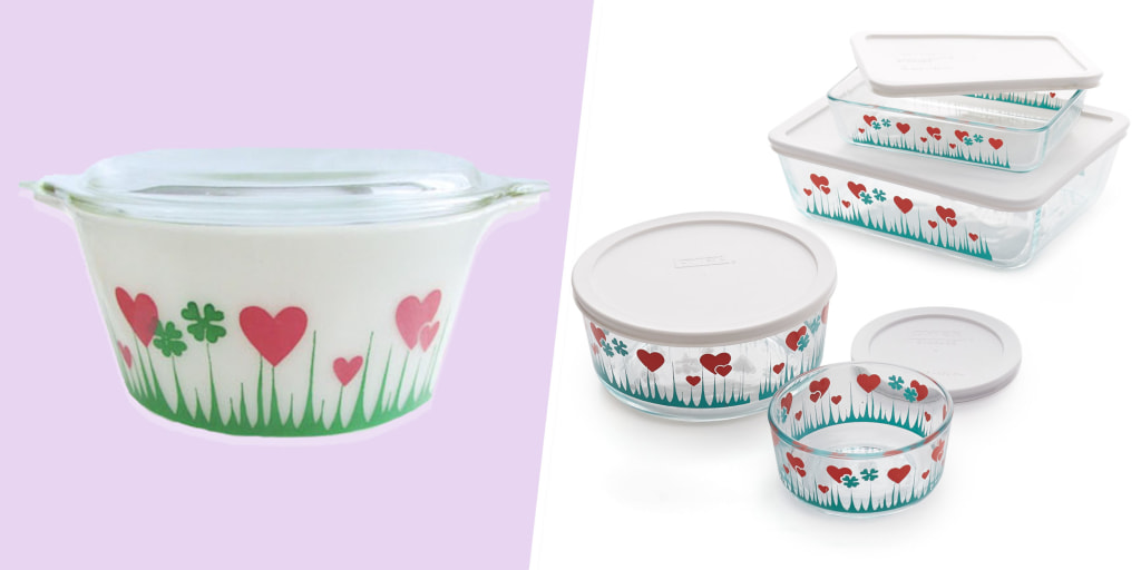 Lucky in love store pyrex
