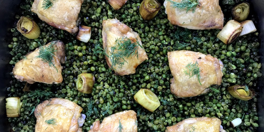 Nigella Lawson S Chicken And Pea Traybake Recipe Nigella lawson's chicken and pea traybake. nigella lawson s chicken and pea traybake recipe