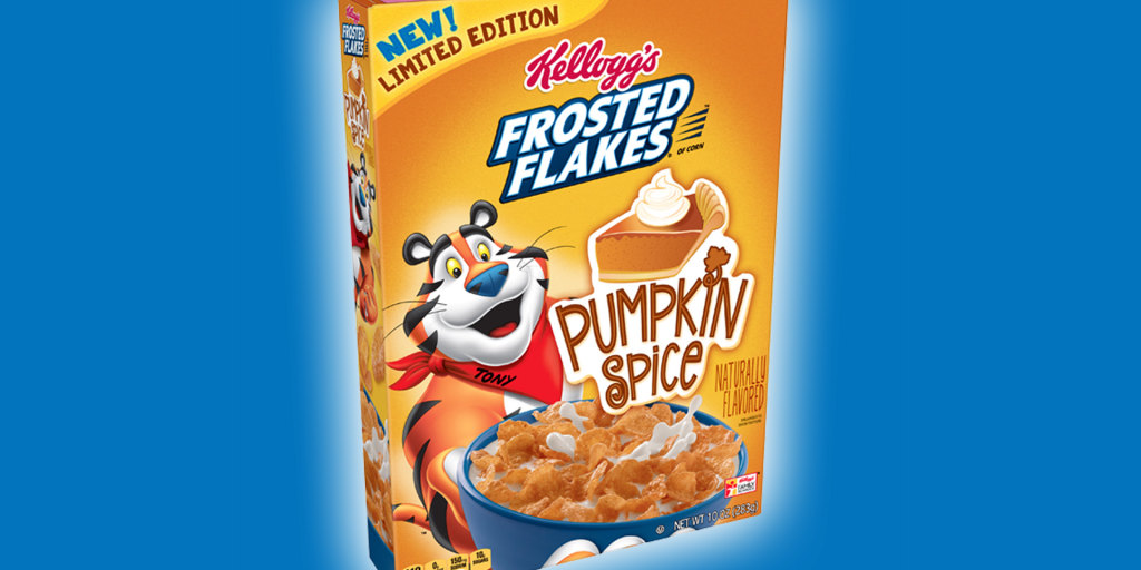 Kellogg's Pumpkin Spice Frosted Flakes are coming this year