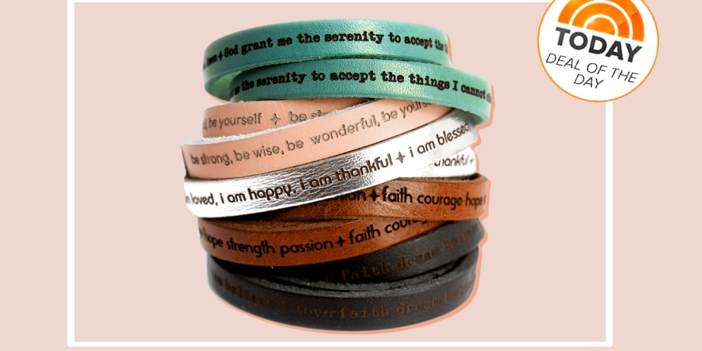 Be Brave Be Strong Be Badass - Personalized Photo Bracelet – Macorner