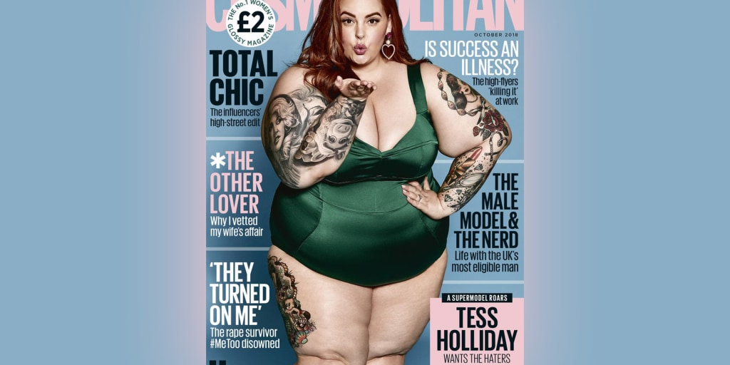 Tess Holliday is on the cover of Cosmopolitan UK