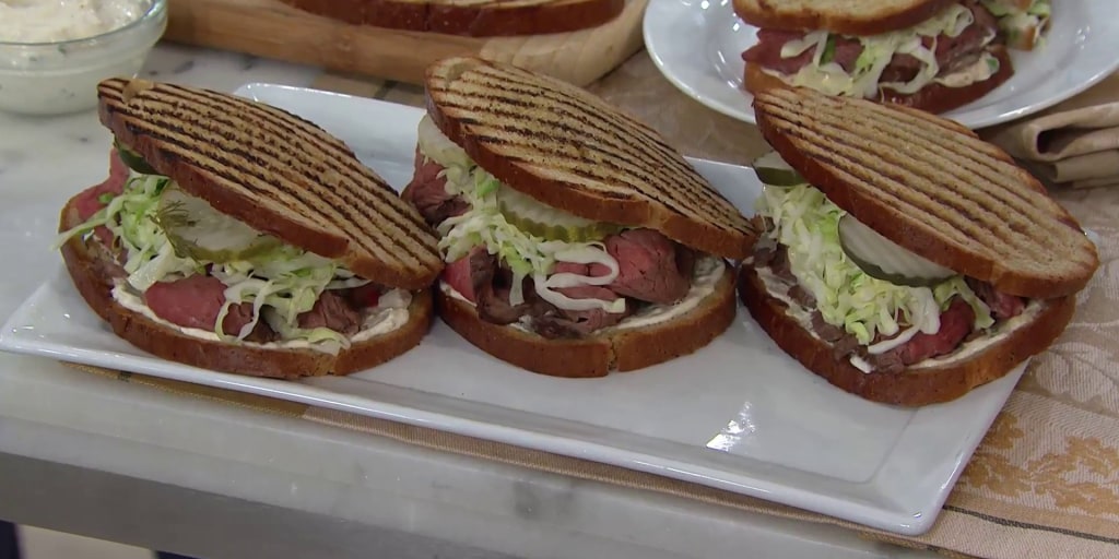 flank steak sandwiches with horseradish and gruyère – Dahlia Kitchen