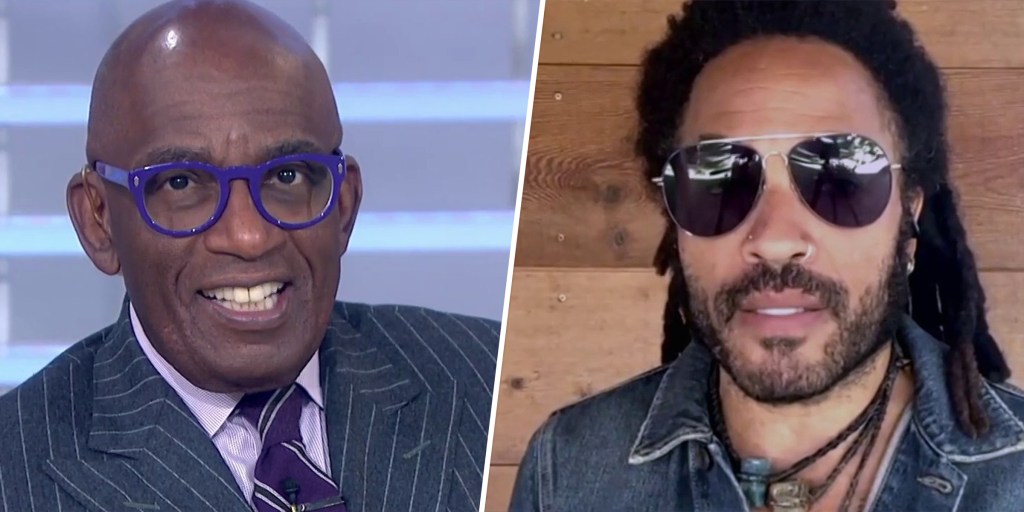 Al Roker reunites with distant cousin Lenny Kravitz