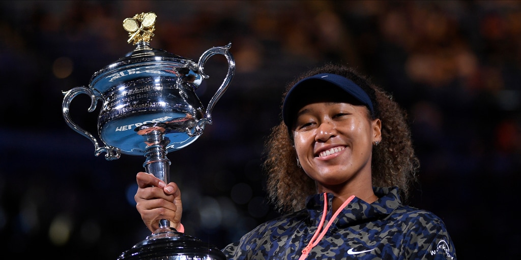 Steppin' on the beach: Osaka and the Australian Open trophy