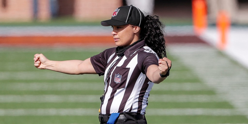 Upstate NY native Maia Chaka makes history as NFL's first Black female  referee 