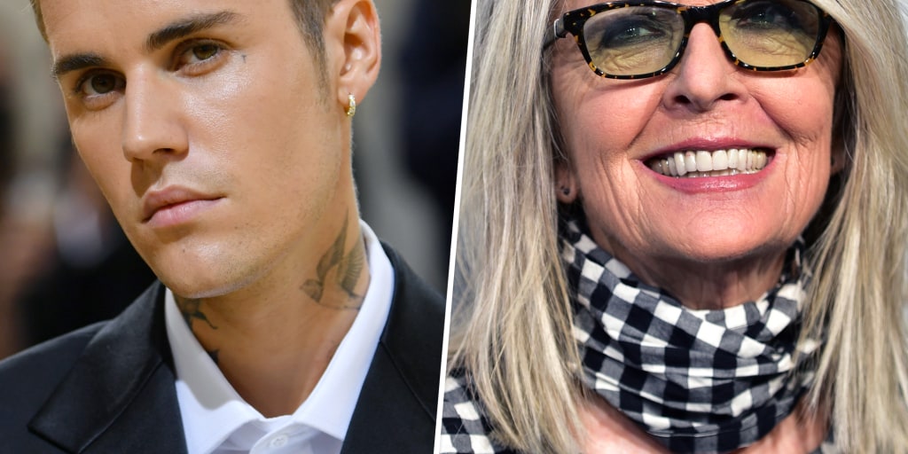 Diane Keaton Is Justin Bieber's Muse in Must-See Ghost Video Teaser