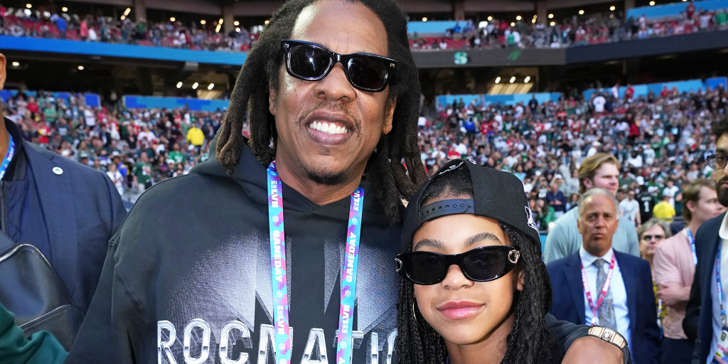 Beyoncé and Jay-Z Give Blue Ivy the Full Super Bowl 2022 Experience