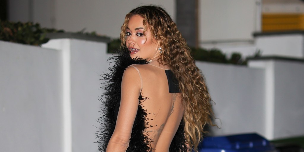 Rita Ora just wore an affordable party season mini dress for a