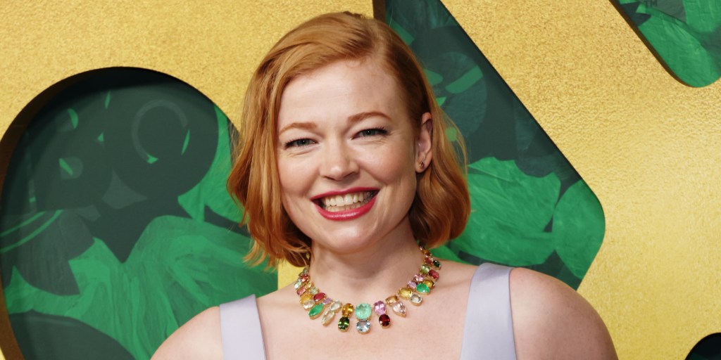 sarah snook green dress happy st. patrick's day . . sarah snook for @hollywoodreporter in 2019 photo @david_needleman styling @jasonrembert hair @helenreavey makeup @nancyseasiler production @jenny__sargent & @jenlaskiphotovideo #snooklooks details tagged