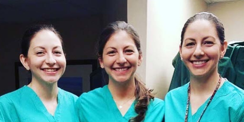 Identical Triplet Sisters Are All OB-GYN Doctors, Just Like Mom