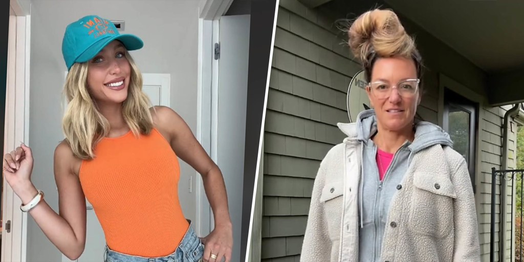 TikTok star Alix Earle, 22, is ROASTED by mothers online after donning  skin-tight bodysuit, denim hotpants and heels - and calling it her 'mom  picking up the kids from school' look